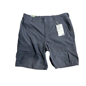 New REI Co Op Sahara Cargo Shorts Mens Gray Size 36 Hiking Gorpcore UPF 50